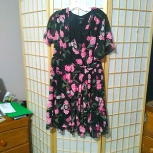 INC summer dress XL floral